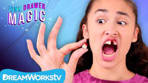 If your child doesn't want help, don't try to pull out their tooth. How To Pull Out Your Tooth Junk Drawer Magic Youtube
