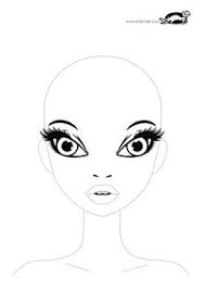 Printables For Kids How To Draw Hair Makeup Print Funky Art