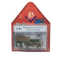 J-001 Wzmacniacz stereofoniczny 2x15W - zestaw do montażu