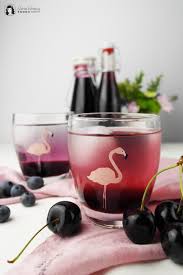 Blaubeer Sirup Und Kirsch Sirup Rezept Blaubeeren Kirschen Sirup