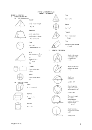 Form 3 mathematics video lessons and lectures. Notes And Formulae Mathematics
