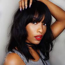 Let these 60 celebrity looks inspire your medium length hairstyle. Zhenfasi Synthetic Curly Bob Wig With Bangs For Black Women Medium Black Short Curly Wavy Wig Natural Heat Resistant Fiber Wavy Bob Cut Wigs Shoulder Length Wig Black Bob Wavy Amazon In Beauty