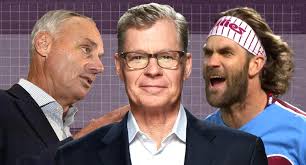 Dan Patrick slams Bryce Harper's 'embarrassing' clash with Rob Manfred