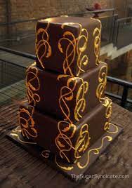 Chocolate Art Nouveau Wedding Cake Chocolate Art Art Deco Cake Chocolate