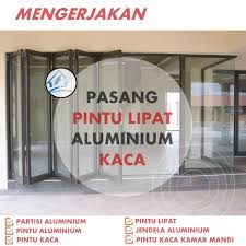 Pada umumnya, pintu aluminium kamar mandi lebih banyak di sukai di banding pintu kayu, karena kamar mandi sangat rentan dengan siraman air. Jasa Pasang Pintu Lipat Aluminium Kaca Pintu Geser Alumunium Kaca Dan Partisi Alumunium Kaca Shopee Indonesia