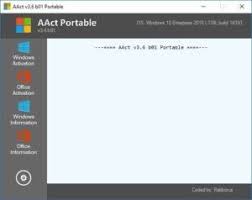 Aact V3 8 6 Portable Free Download Aact V3 8 6 Description New Program To Activate Windows And Office By Ratiborus Portable Windows Windows Server