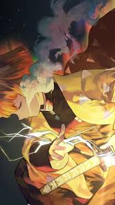 Zenitsu Thunder Breathing Lightning Katana Kimetsu No Yaiba 4k Hd Mobile Smartphone And Pc Desktop Laptop Wallpaper 3 Anime Demon Anime Art Anime Wallpaper