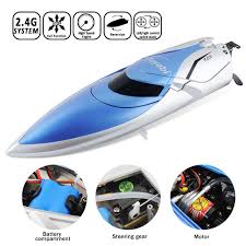 Rc Bateau Piscine Jouets Haute Vitesse Telecommande Bateau Pour Piscine 4ch 2 4g Rc Jouets Pour Adultes Et Enfants Batterie Jouets Pour Enfants Cadeau De Noel Aliexpress