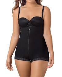 Open Bust Body Shaper Boyshort With Firm Tummy Compression
