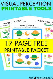 free visual perception packet the ot toolbox