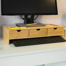 Durch den monitorerhöhung vergleich machen wir es ihnen. Sobuy Bbf03 N Monitorerhohung Monitorstander Bildschirmstander Schreibtischaufsatz Mit Fachern Sobuy Shop