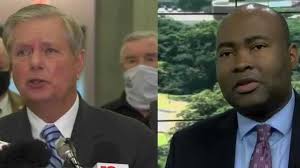 U.S. Senate candidates Lindsey Graham and Jamie Harrison debate for 1st time