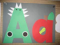 aa letter of the week art project alligator apple a crafts alphabet 