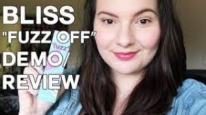 Works amazing.do not leave it on more than 3 minutes!!!! Bliss Fuzz Off Facial Hair Removal Cream Review Demo Oliviamakeupchannel Youtube
