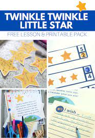 You can add more night sky elements to this craft such as rocket. Twinkle Twinkle Little Star Lesson Plan Free Printables No Time For Flash Cards