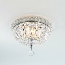 This beautiful and traditional black metal crystal chandelier is flush mounted, perfect for tight spaces or low ceilings. House Of Hampton Carson 4 Light 40w Flush Mount Reviews Wayfair Ceiling Lights Flush Mount Ceiling Lights Bathroom Ceiling Light