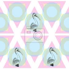 Pelikan Vogel Vektor Illustration Zeichen Logo Flaches Design Leinwandbilder Bilder Hipster Schone Pelikan Myloview De