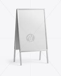 Download Glossy Metallic Stand Mockup In Outdoor Advertising Mockups On Yellow Images Object Mockups PSD Mockup Templates