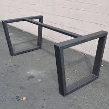 Rectangular Steel Table Base In 2020 Metal Table Base Steel Table Base Steel Table Legs