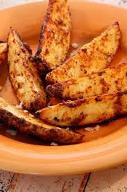 Garlic Parmesan Potato Wedges Recipe Parmesan Potato Wedges Recipes Wedges Recipe