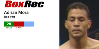 BoxRec: Adrian Mora