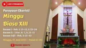 Yesus kristus sang pemimpin keluarga yang selalu. Perayaan Ekaristi Minggu Biasa Xiii Minggu 27 Juni 2021 Youtube