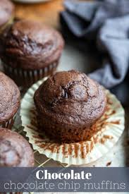 Chocolate Chocolate Chip Muffin Recipe Chocolate Chip Muffins Dessert Recipes Chocolate Chip Muffin Recipe
