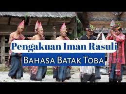 Aku percaya kepada allah bapa yang mahakuasa, khalik langit dan bumi. Pengakuan Iman Rasuli Bahasa Batak Toba Hata Haporseaon Ni Halak Kristen Youtube