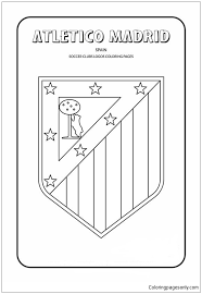 Maybe you would like to learn more about one of these? Atletico Madrid Coloring Pages Soccer Clubs Logos Coloring Pages Coloring Pages For Kids And Adults