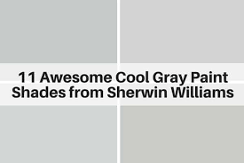 11 awesome cool gray paint shades from sherwin williams