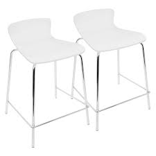 Black And White Bar Stools Set Of 2 Lumisource Woodstacker Stackable Contemporary Counter Stools Set Of 2 White Counter Stools Bar Stools Stool