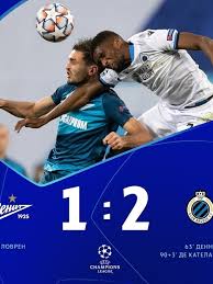 Смотрите кто занимает первое место в этом турнире: Zenit Proigral V Pervom Matche Gruppy Ligi Chempionov Bryugge Mk Sankt Peterburg