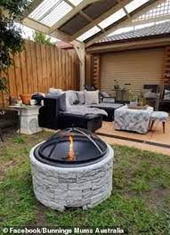 Gardenline outdoor log burner, £69.99, aldi. Australians Are Losing Their Minds Over Aldi S 129 Fire Pit Daily Mail Online