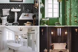 Couleur salle de bain aménagement salle de bain projet maison idées pour la maison salles de bains rustiques maison mobile decos maison meuble salle bain bois, design, ikea, lapeyre. 1001 Exemples Splendides De Salle De Bain Art Deco