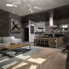 Fantastisches New York Style Apartment Innenarchitektur Mit Grossraumkonzept Haus Deko Club Apartment Decorating For Couples Apartment Interior Apartment Design