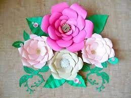 6 to 7 large petals = 6 to 7 sheets of paper 6 to 7 of the medium petals = 3 to 3 1/2 sheets of paper Large Backdrop Paper Flower Tutorial Youtube