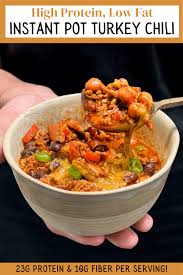 Ground turkey can sometimes be seen as 'boring,' so it's helpful to get creative, says fitness influencer and fit men cook author kevin curry. Healthy Instant Pot Turkey Chili High Protein Low Fat