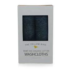 This listing is for three black washcloths with makeup embroidered on them. Hemp Organic Cotton Wash Cloths Black The Yellow Bird