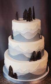 Beautiful And Delicious Wedding Cakes In Ct Mountain Wedding Cake Mountain Cake Themed Wedding Cakes