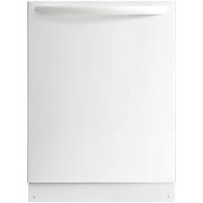 Frigidaire Fgid2466qw Gallery Top Control Built In Dishwasher With Orbitclean Spray Arm In White Energy Star 52 Dba