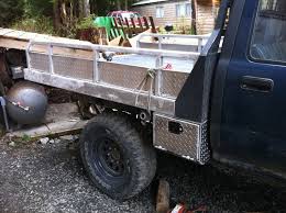 I made the bottom box out of scrap wood, a few things i picked up at home depot and other stuff that was hanging around. Home Made Flatbed Tool Boxes Yotatech Forums