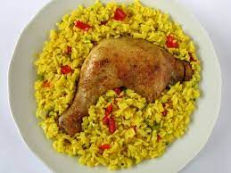 Season with 1 teaspoon of salt, pepper, garlic powder, onion powder and cumin; Arroz Con Pollo Recipe Latin Chicken With Rice Whats4eats