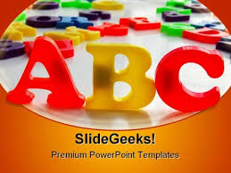 Your presentation will definetely impress your audience! Alphabets Education Powerpoint Template 0810 Powerpoint Themes