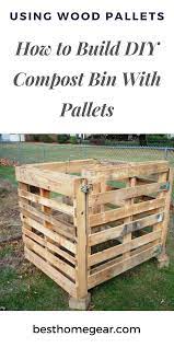 How To Build Diy Compost Bin With Pallets Diy Diyguide Guide Doityourself Projects Diyprojects Lawn Law Compost Bin Diy Diy Compost Compost Bin Pallet