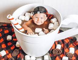 Photographers are sharing and asking ideas about hot cocoa. Hot Chocolate Kids Photoshoot Christmas Baby Pictures Baby Christmas Photos Baby Christmas Photography
