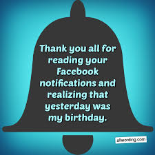 Happy birthday images, wishes, quotes, text & sms. 30 Ways To Say Thank You All For The Birthday Wishes Allwording Com