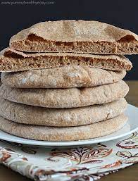 Homemade Whole Wheat Pita Bread Yummy Healthy Easy