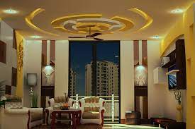 This simple false ceiling design for halls is just one suspended island with cove lighting and six recessed lights placed in an even manner for a in fact, track lighting would give your living room a unique and contemporary look. Designer False Ceiling Ideas For Living Room Designs For Hall False Ceiling
