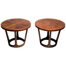Use it as side table in. Pair Of Vintage Lane Round Drum End Table 997 22 Rhythm Collection For Sale At 1stdibs