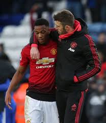 Anthony Martial And Coach Michael Carrick Of Manchester United Anthony Martial Michael Carrick Premier League Matches